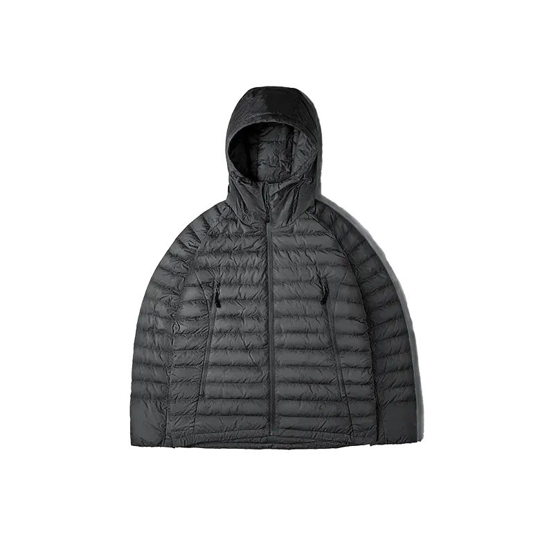 -White Duck Down Jackets for Women, Hooded, Ultralight, Warm and Thick Coat, Puffer Portable Outwear, Autumn and Winter