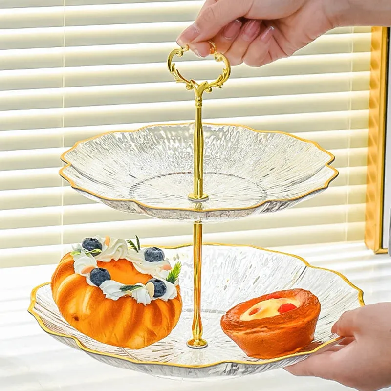3-Layer Fruit Tower Cake Dessert Buffet Stand