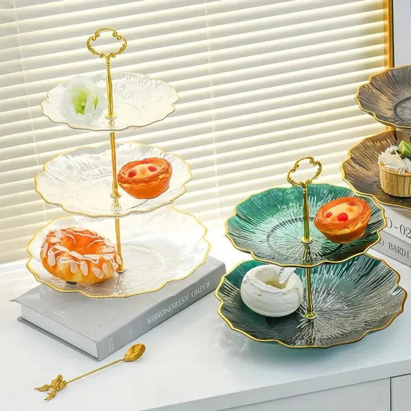 3-Layer Fruit Tower Cake Dessert Buffet Stand