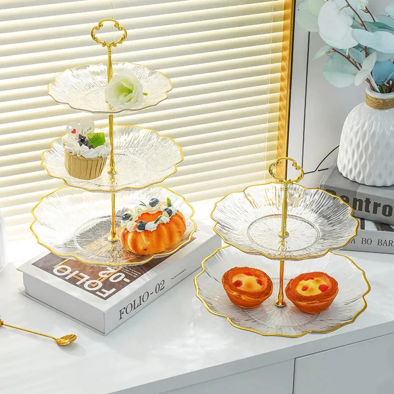 3-Layer Fruit Tower Cake Dessert Buffet Stand