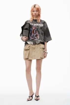 Alexander Wang | Cargo Mini Skirt With Oversized Pockets