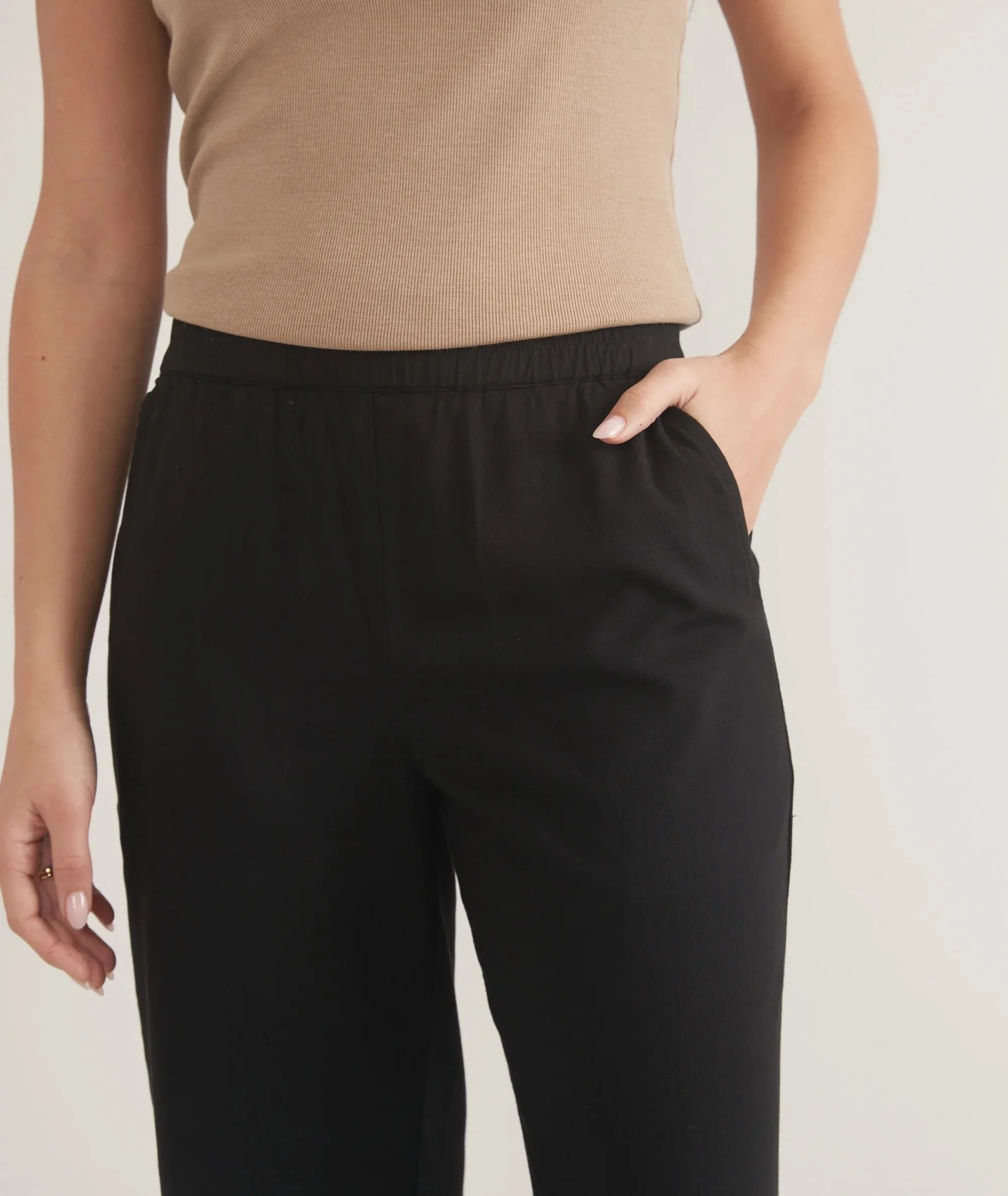 Allison Tencel Trouser - Black