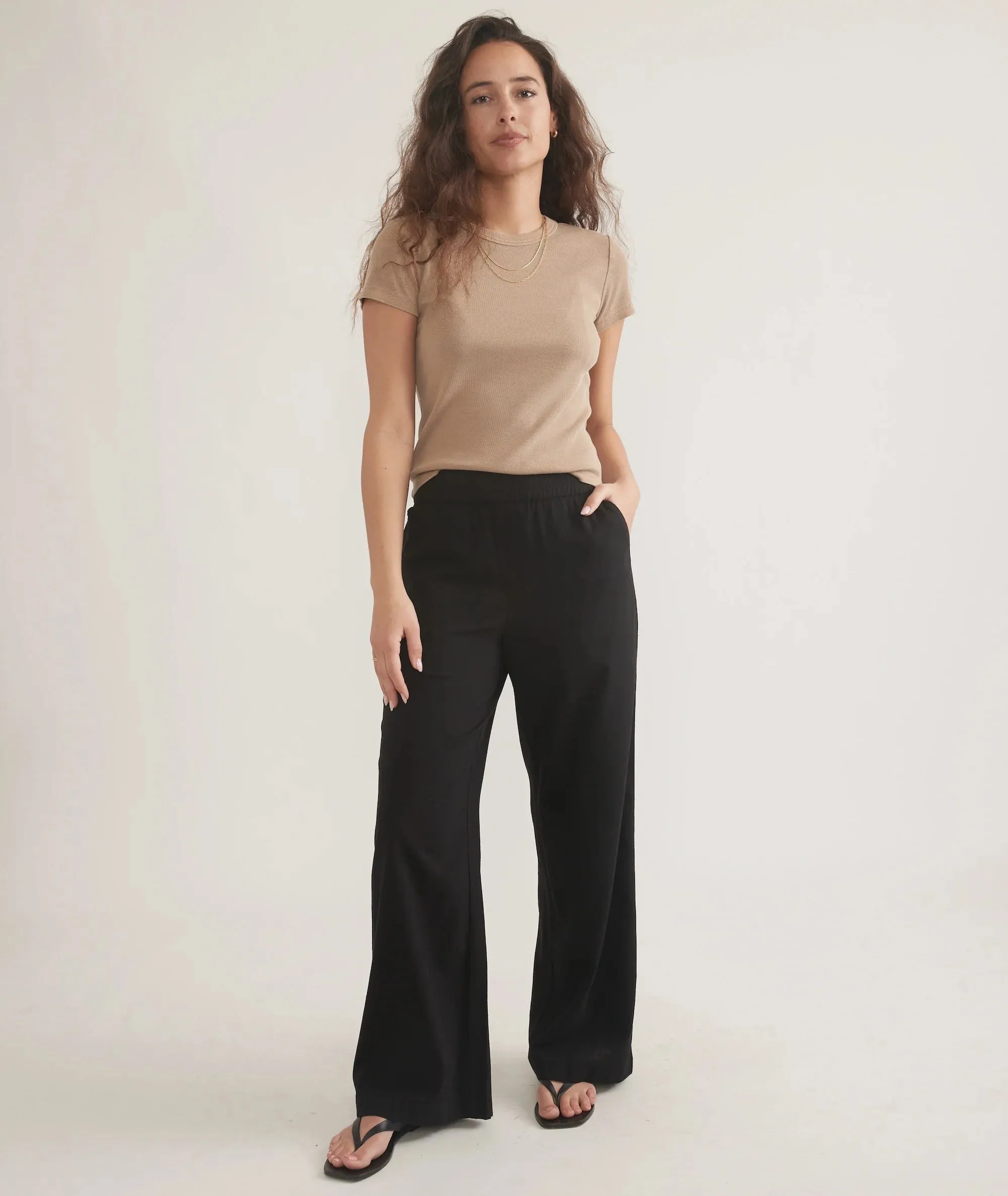 Allison Tencel Trouser - Black