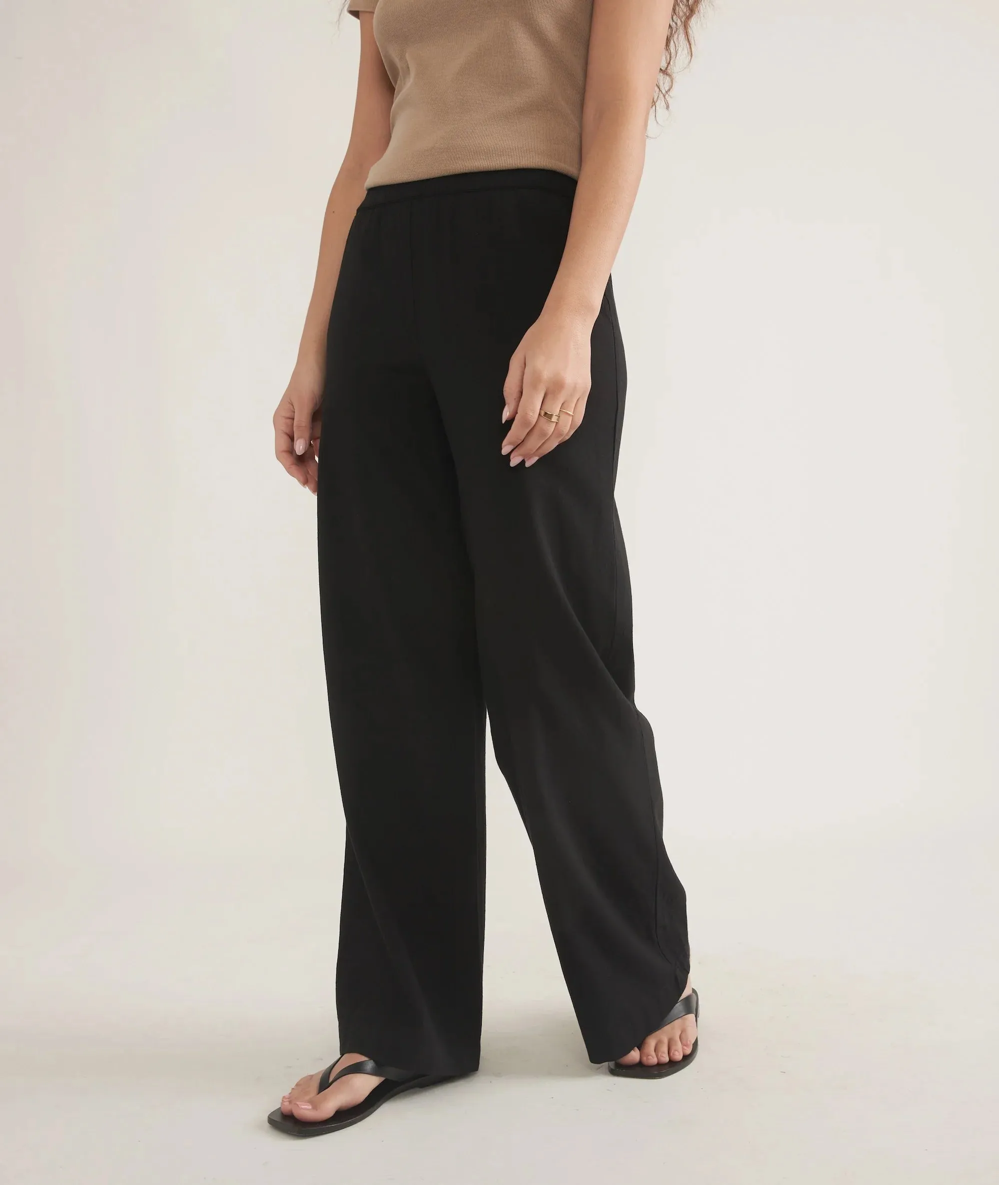 Allison Tencel Trouser - Black