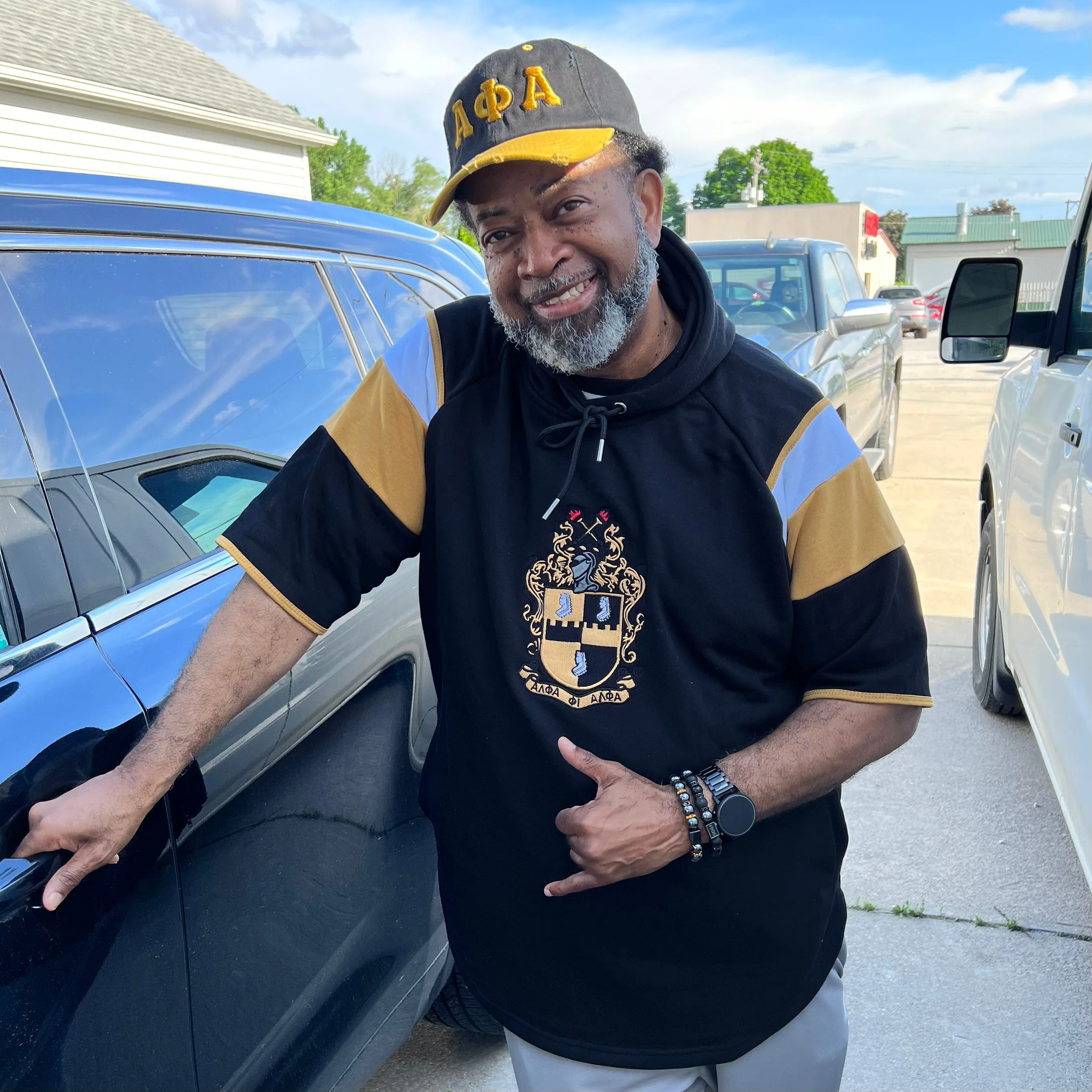 Alpha SS Crest Hoodie