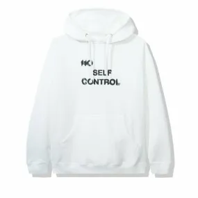 Anti Social Social Club "No Self Control" Hoodie White