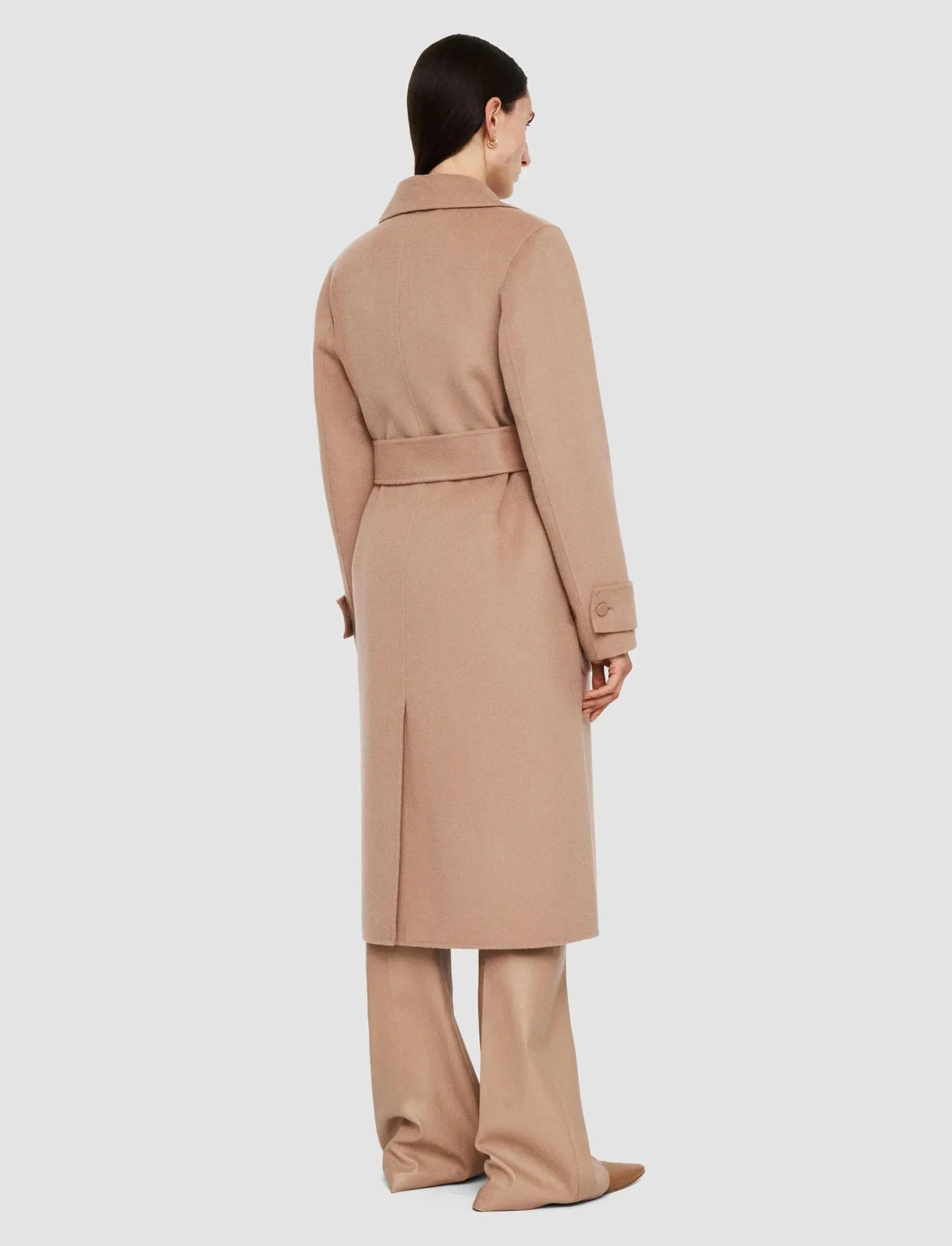 Arline double face cashmere coat - blusher