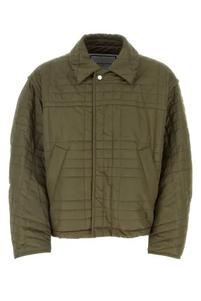 Army green polyester padded jacket