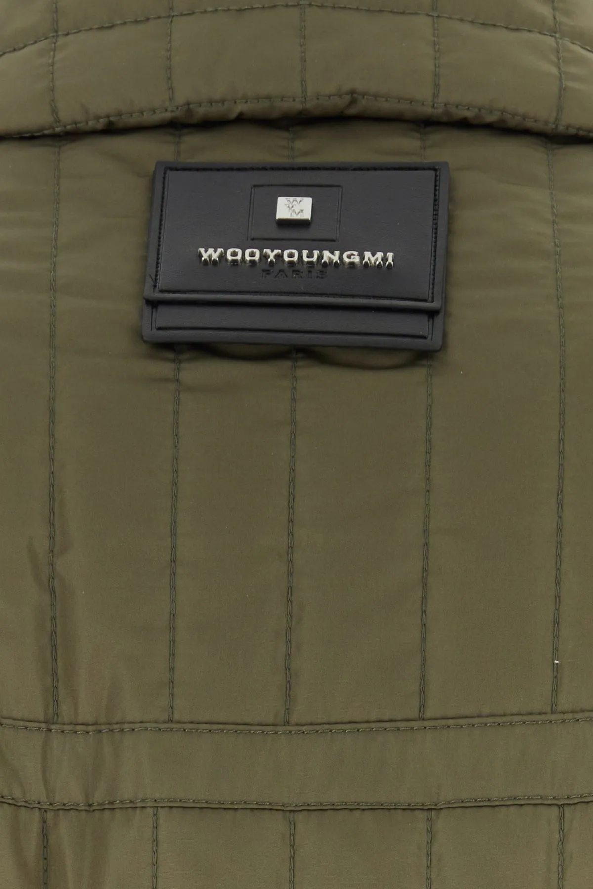Army green polyester padded jacket