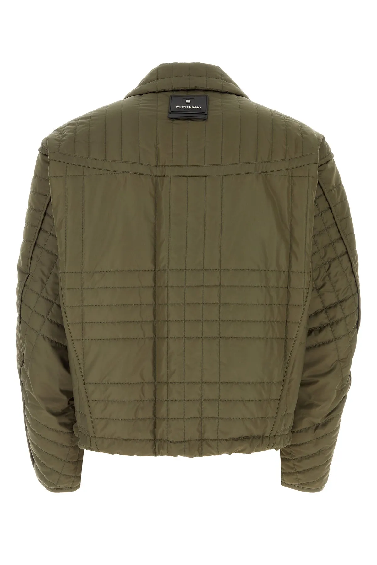 Army green polyester padded jacket