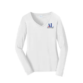 Assistance League Long Sleeve Ladies V-Neck Tee