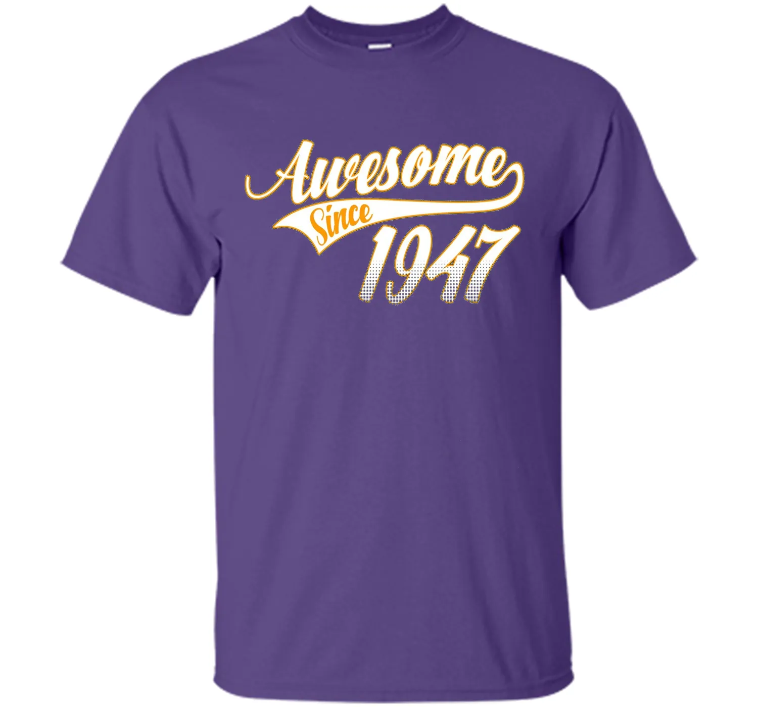 Awesome Since 1947, 69th Birthday Gift T Shirt