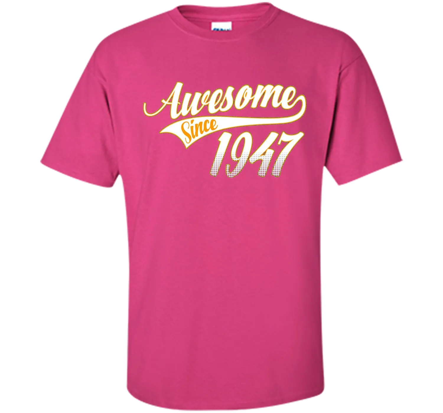 Awesome Since 1947, 69th Birthday Gift T Shirt