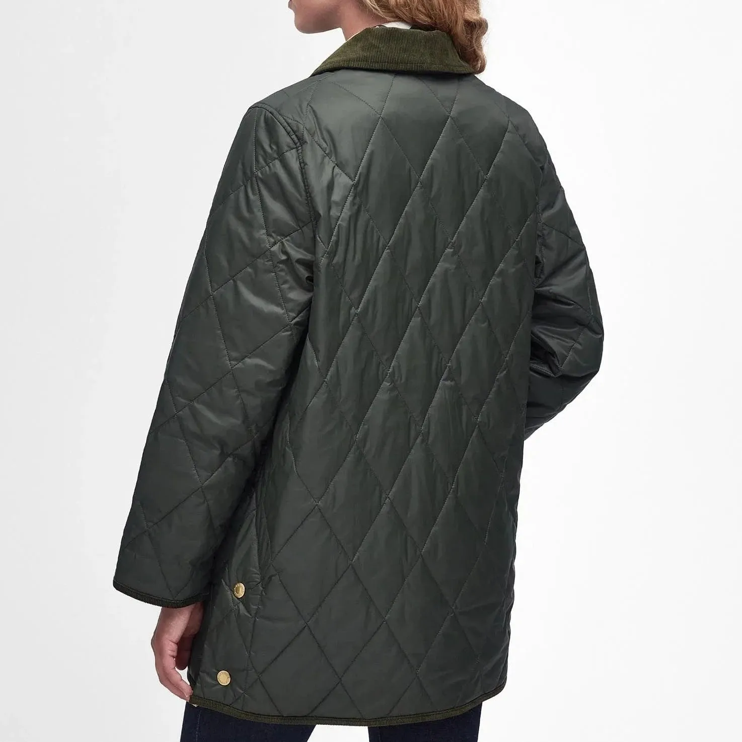 Barbour Highcliffe Quilted Jacket in Sage