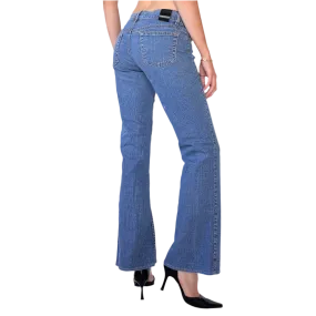 Bebe Y2K Low Rise Jeans (XS)