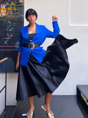 BMS by Battaglia Atelier Black Midi Skirt