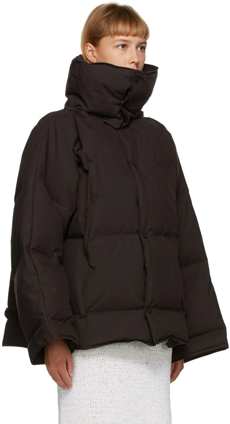 Bottega Veneta Brown Down Puffer Coat