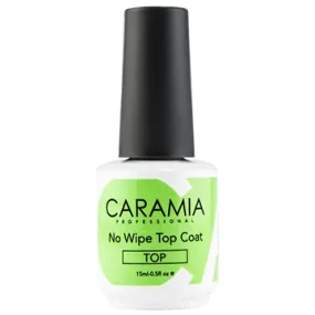 CARAMIA No Wipe Gel Top Coat 0.5oz