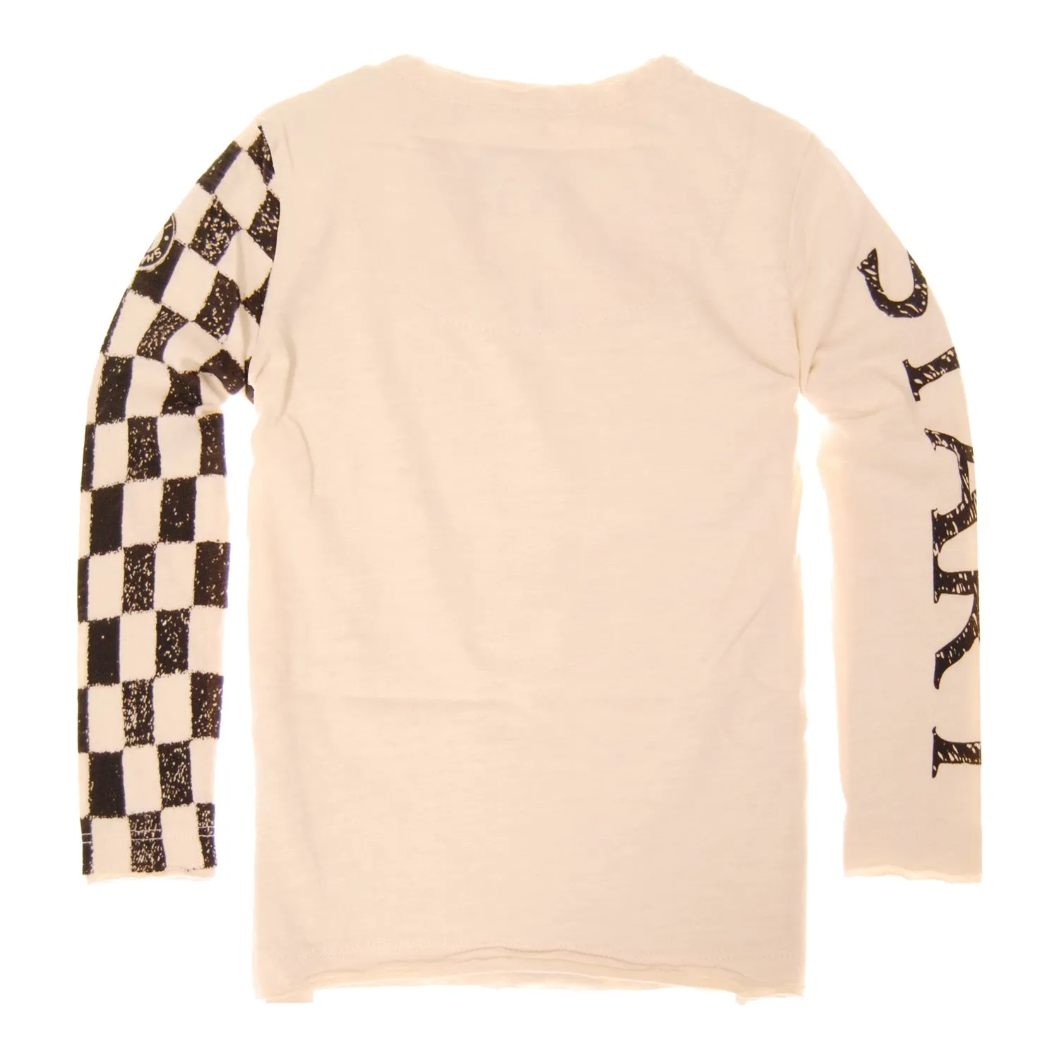 Checker Racers Henley Shirt by: Mini Shatsu