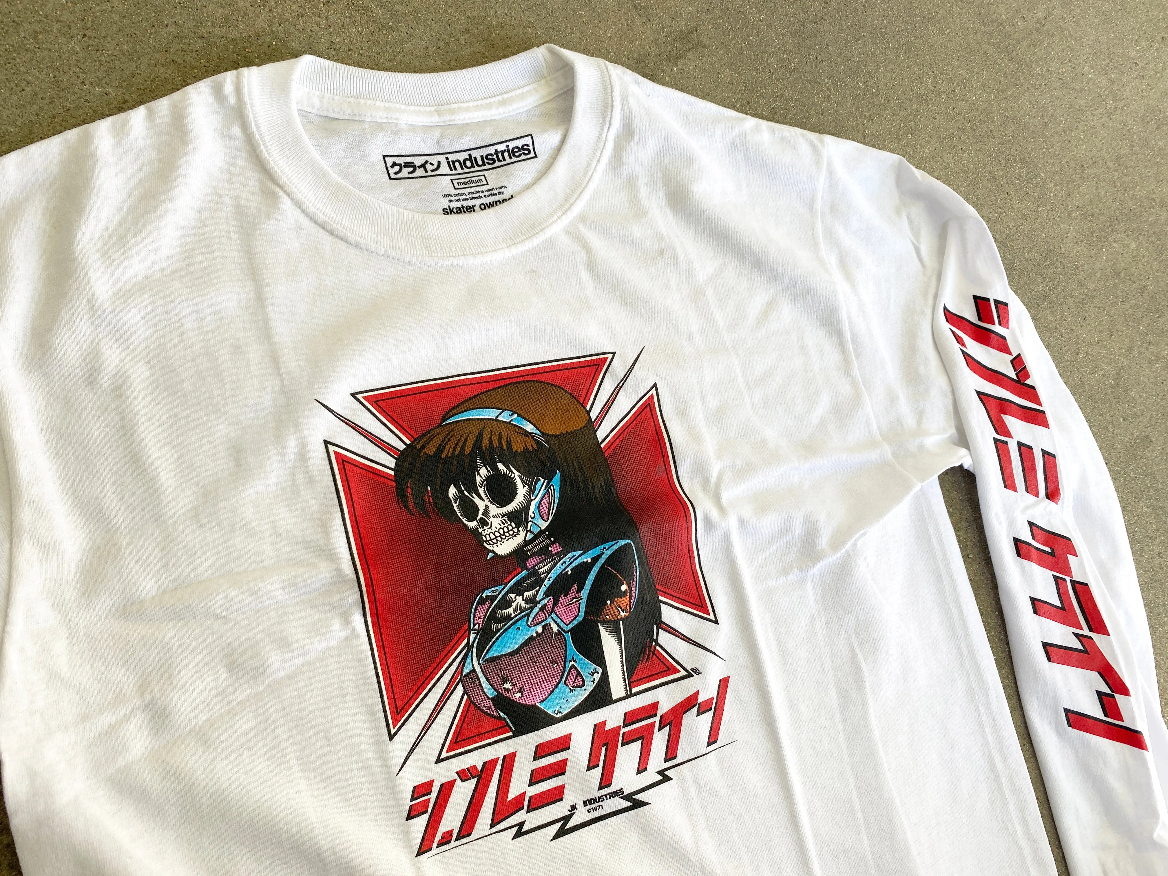 dream hawk LONG SLEEVE t-shirt WHITE