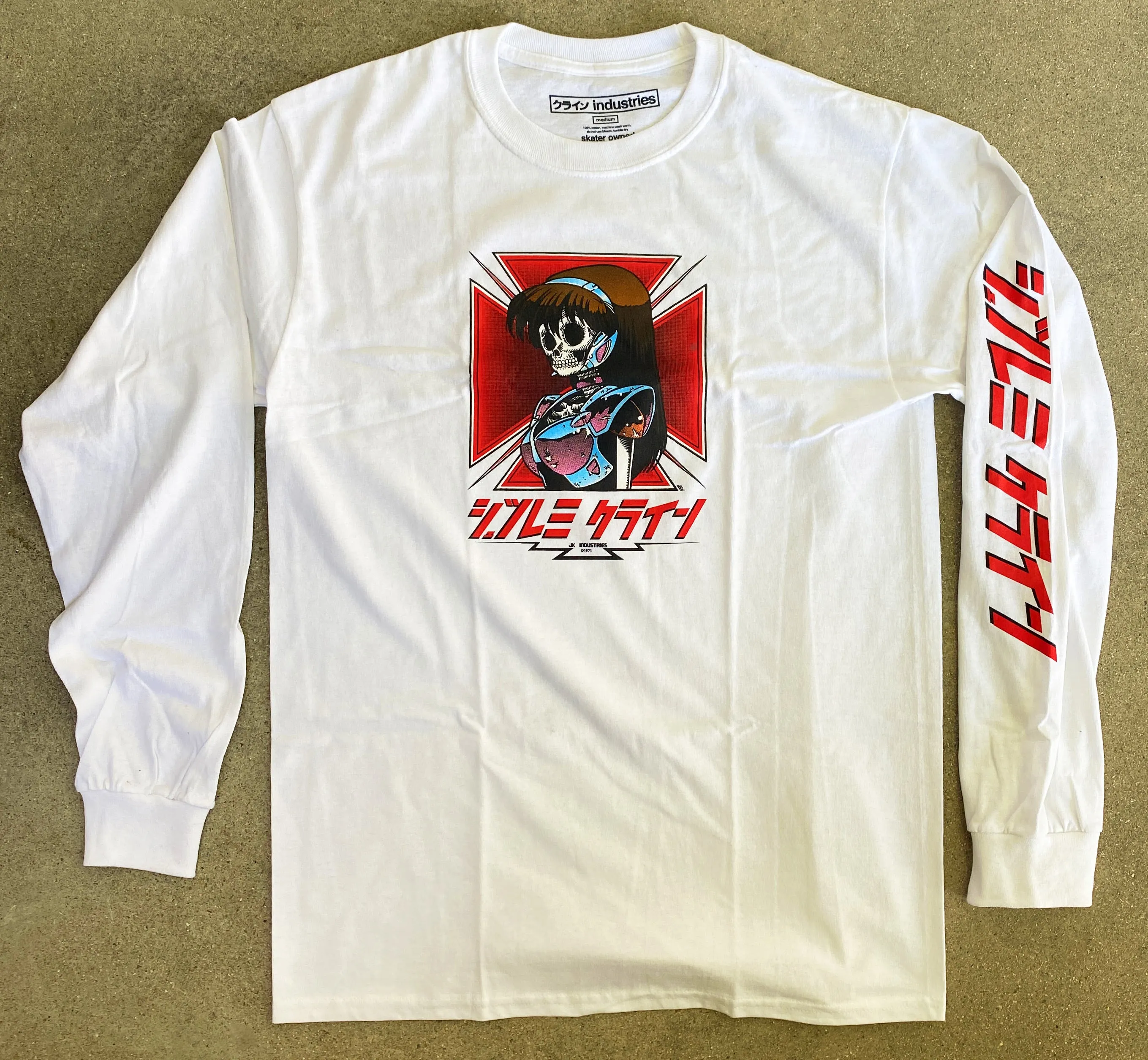 dream hawk LONG SLEEVE t-shirt WHITE