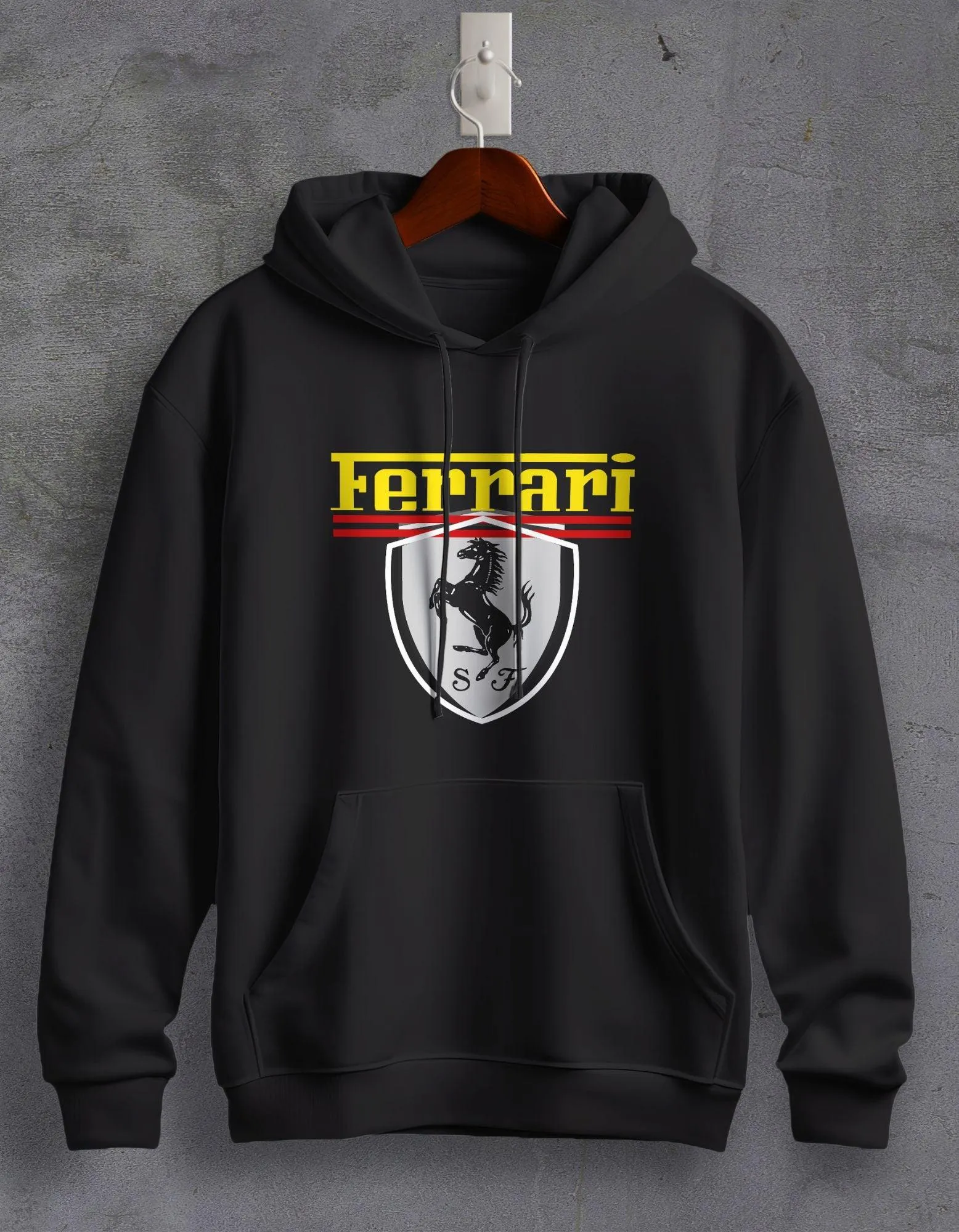 Ferrari Printed Unisex Hoodie For Men/Women