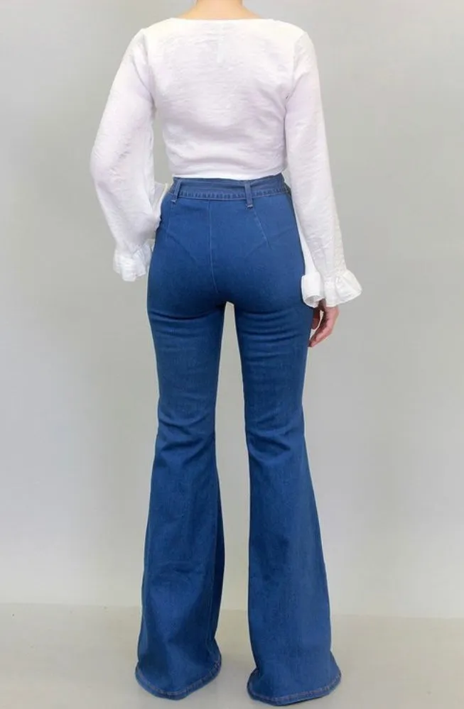 Flirty Fit Wide Leg Jeans