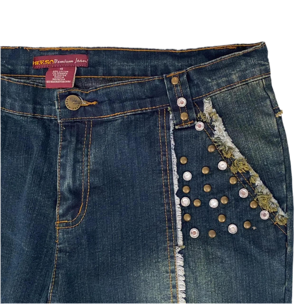 Funky Studded Coyote Ugly Flares (L)