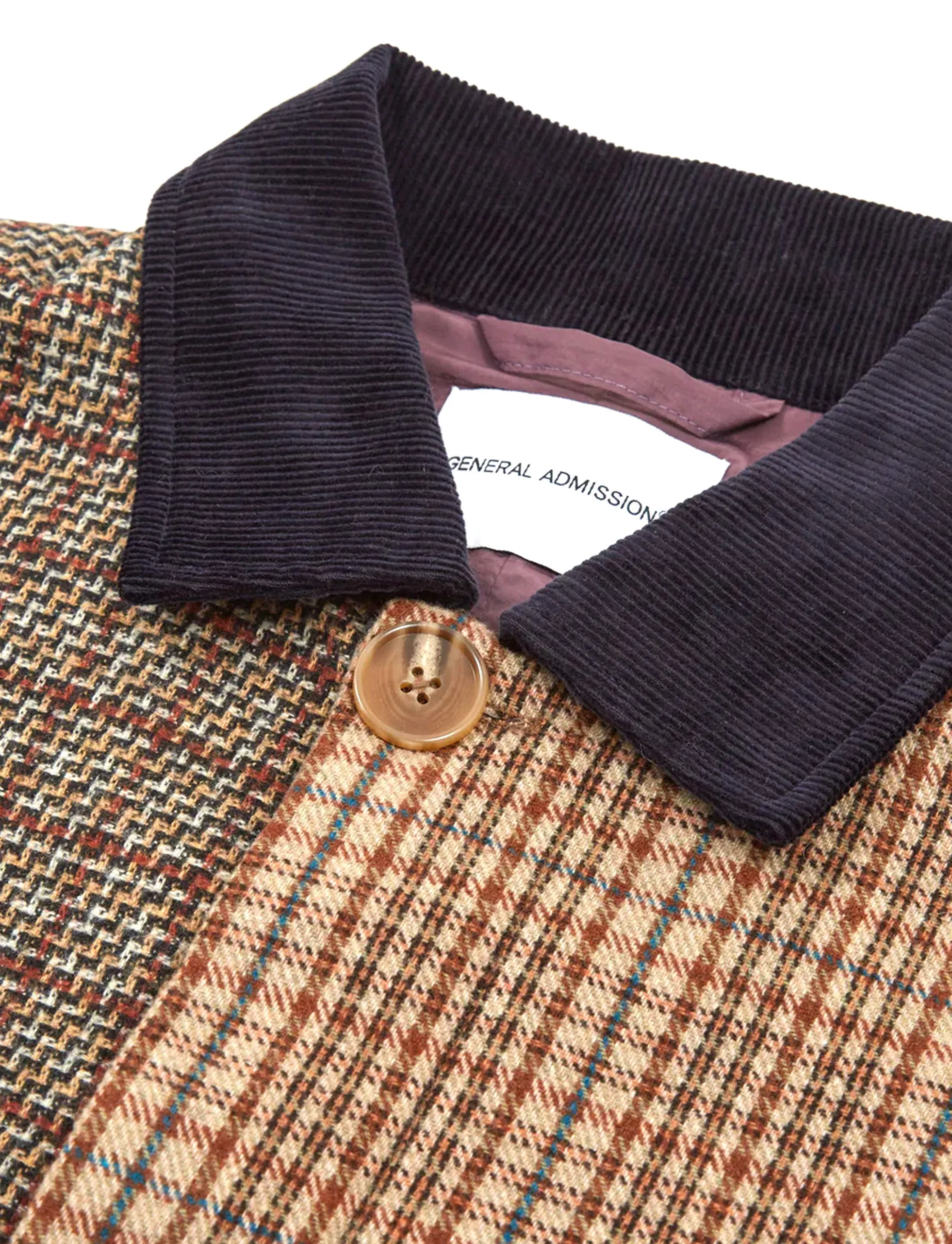 GENERAL ADMISSION PATCH WORK MAC COAT