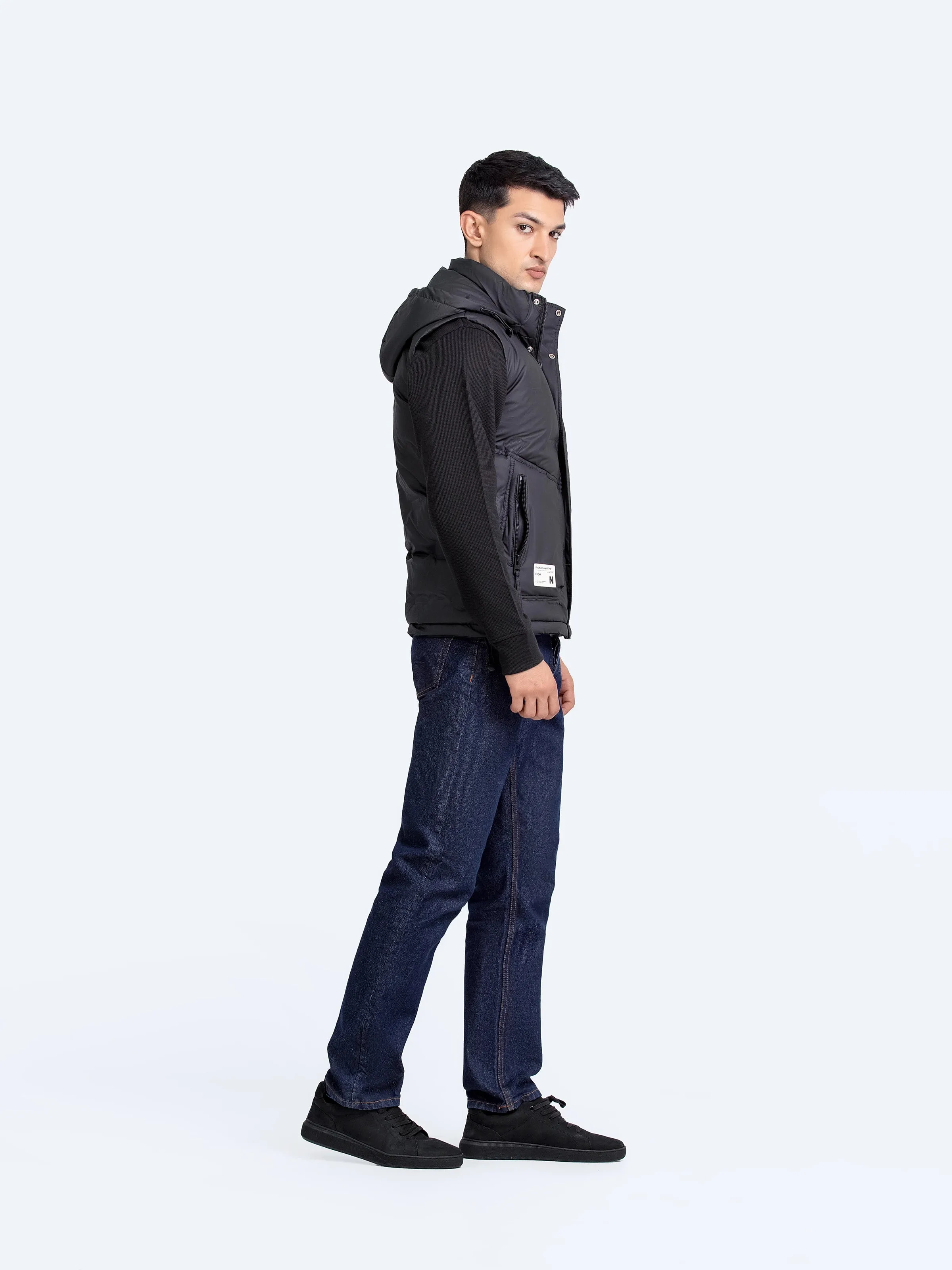 Hooded Poly Gilet - FMTJP24-021