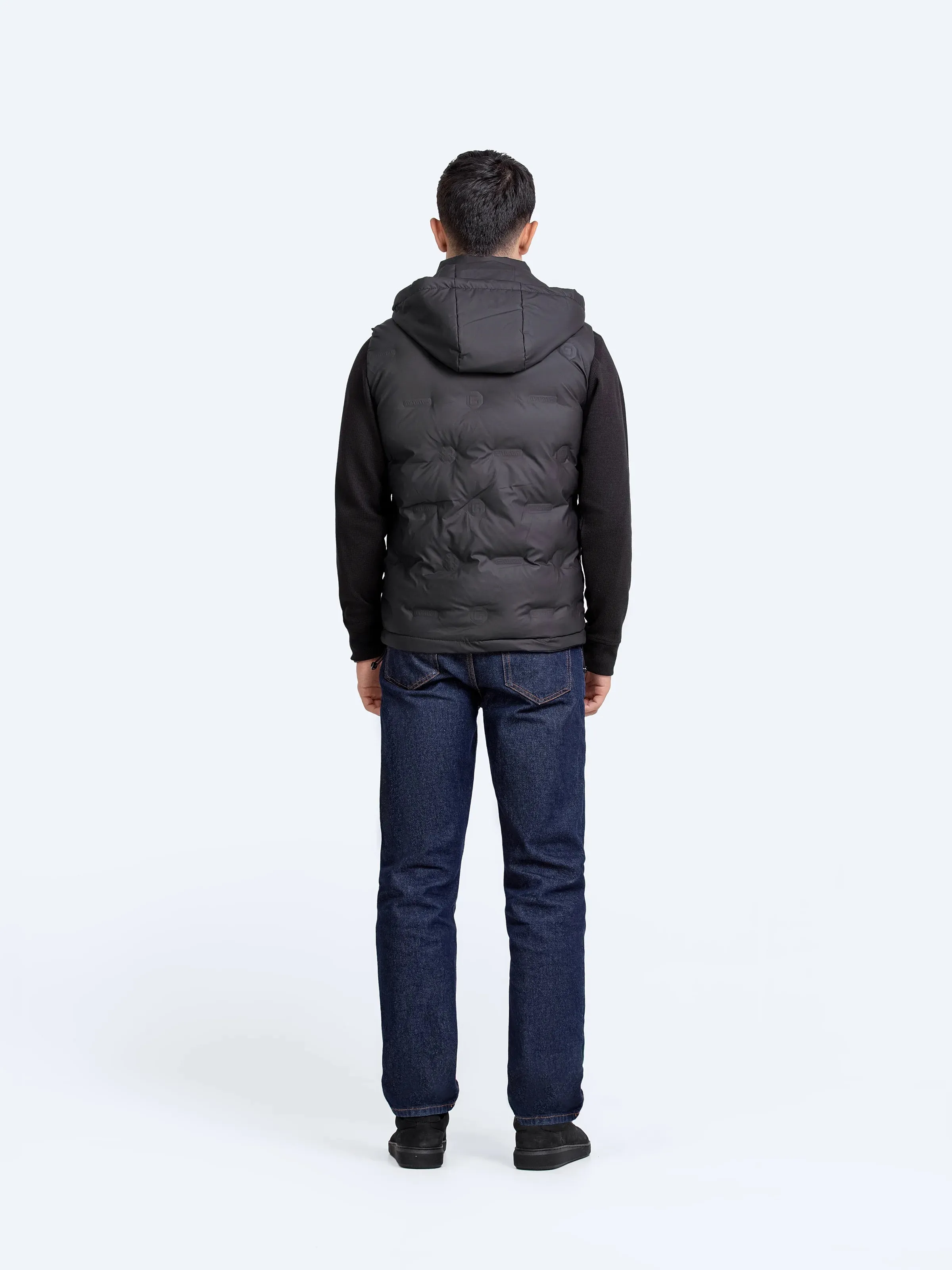 Hooded Poly Gilet - FMTJP24-021