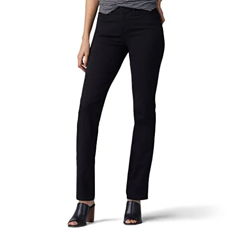 Lee Women's Ultra Lux Comfort with Flex Motion Straight Leg Jean Royal