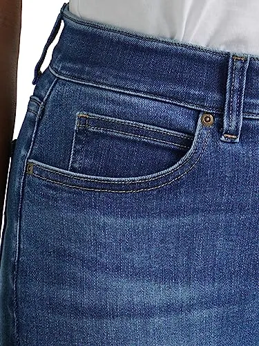 Lee Women's Ultra Lux Comfort with Flex Motion Straight Leg Jean Royal