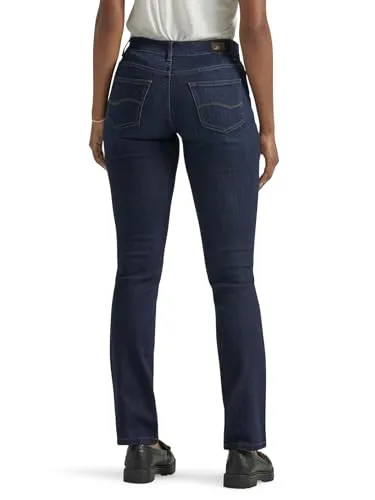 Lee Women's Ultra Lux Comfort with Flex Motion Straight Leg Jean Royal