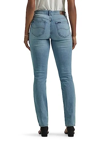 Lee Women's Ultra Lux Comfort with Flex Motion Straight Leg Jean Royal