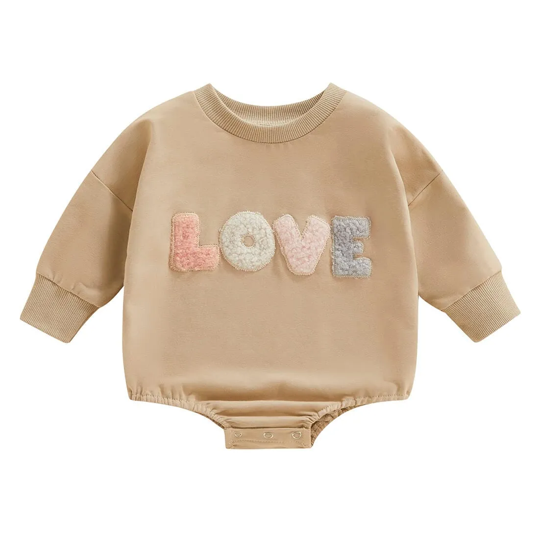 Long Sleeve Love Baby Bodysuit