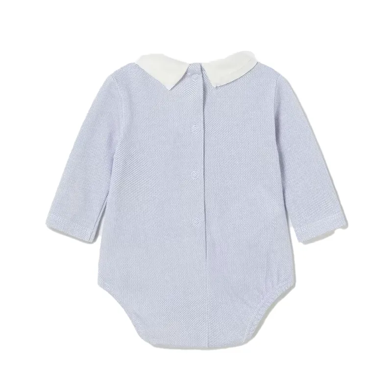 Mayoral Baby Boy's Winter Blue Bodysuit