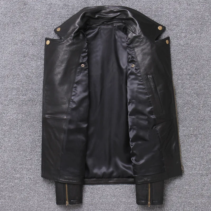 Men's Genuine Sheep Leather Jacket