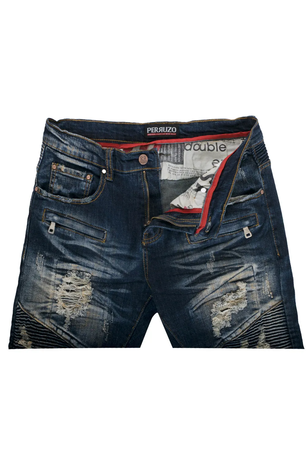 Moto Jeans, Stressed in LA Blue