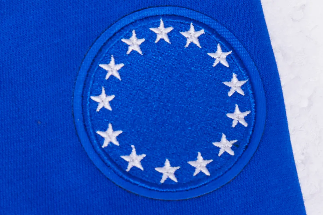 NBA PHILADELPHIA 76ERS CLASSIC LITTLE BOYS FLC FZ HOODIE (ROYAL BLUE)