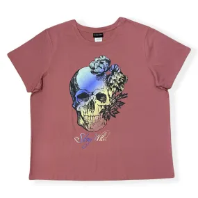 New Ladies plus size short sleeve straight hem T-shirt, Sz 3X