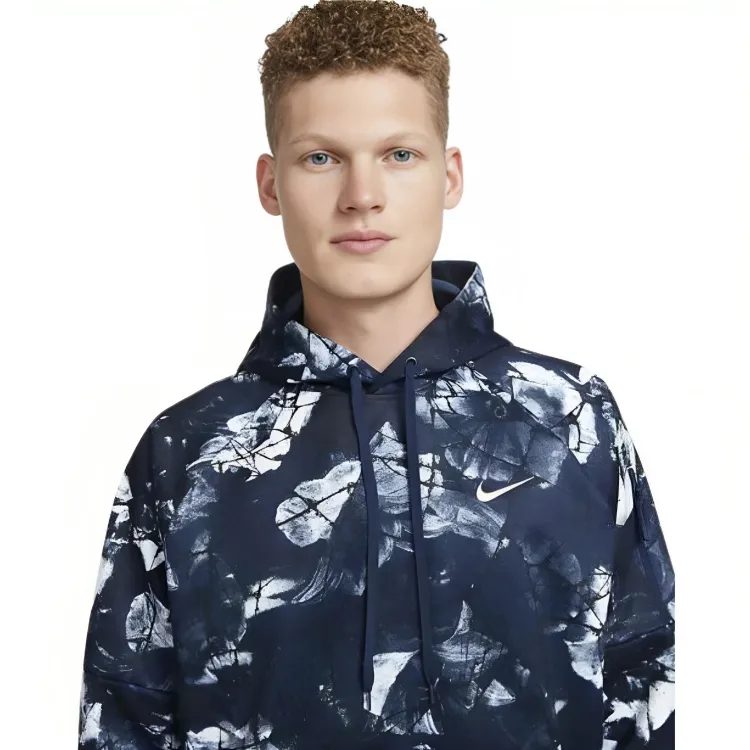 Nike Men's Therma-Fit Printed Pullover Fitness Hoodie