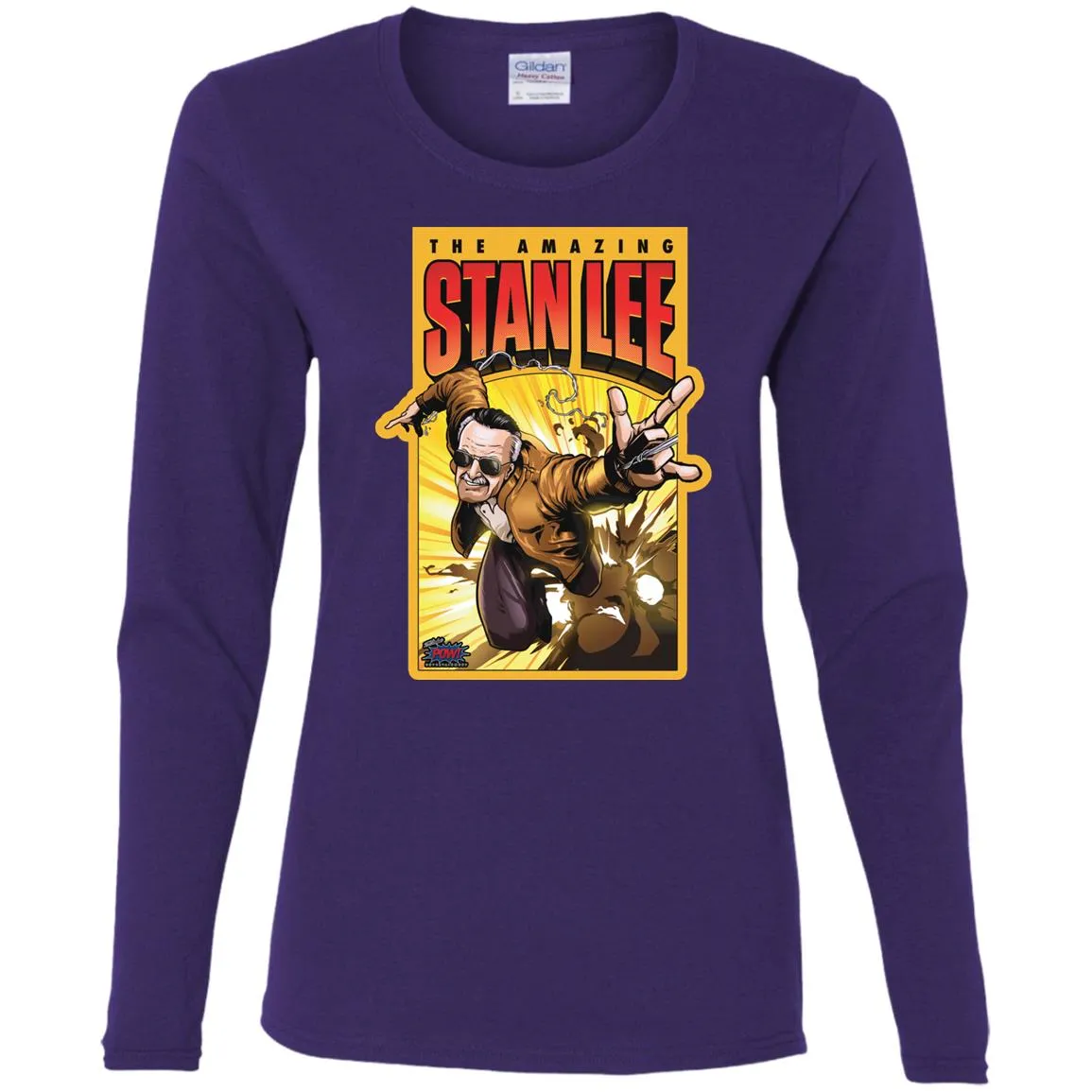Pow - Entertainment's Amazing Stan Lee Women Long Sleeve Shirt