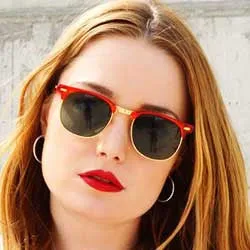 PREP Red Retro Sunglasses