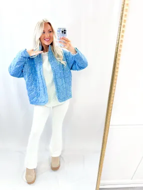 Pretty Pearl Jacket💖 2 smalls left