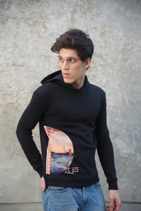 Printed Hoodie - Yedo