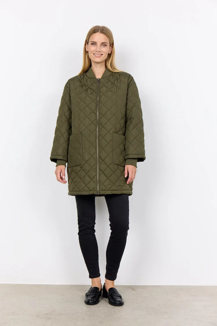 Quilted Zip Up Jacket