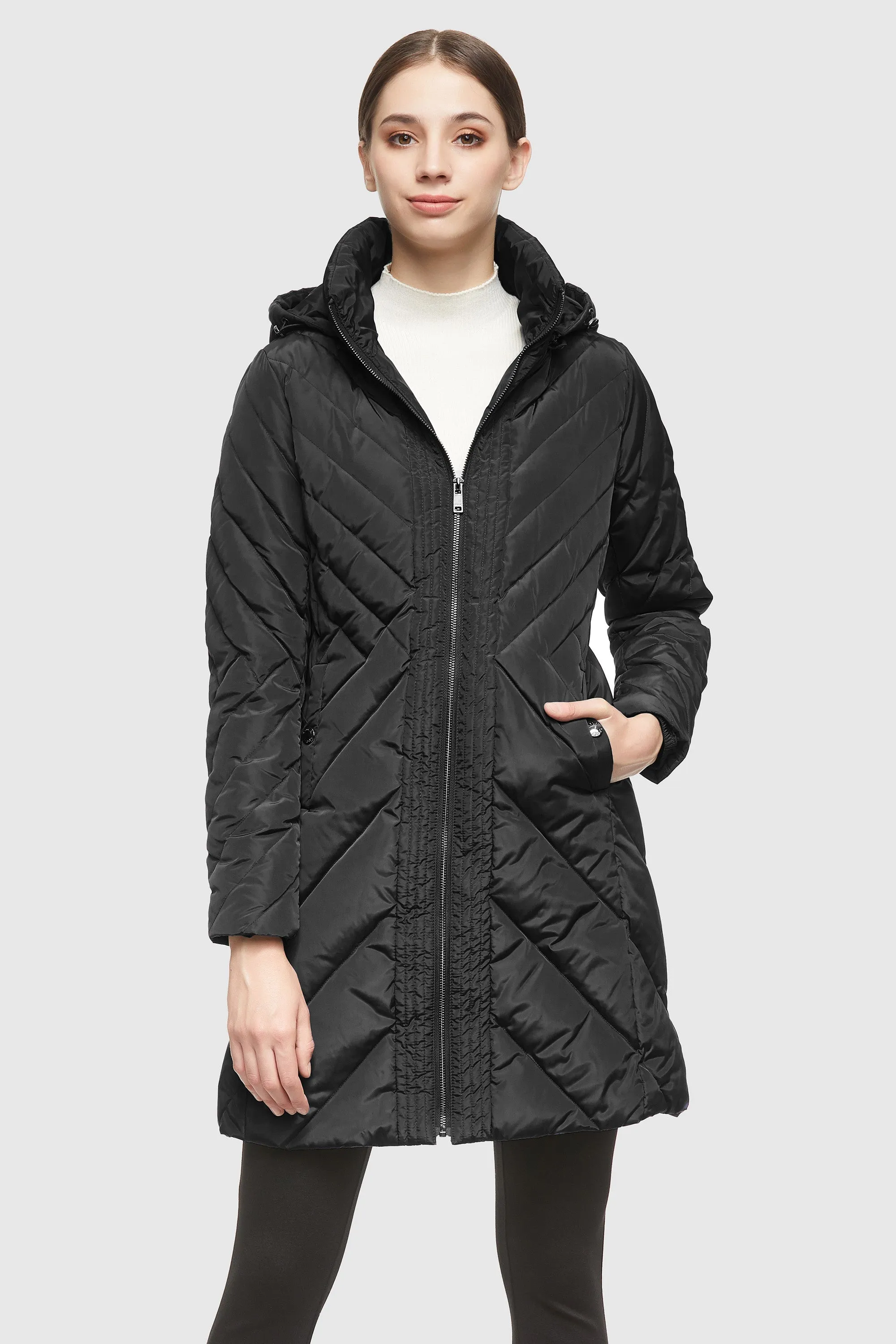 Removable Hooded Winter Coat