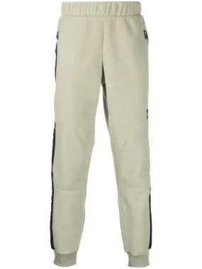 side-stripe fleece track pants