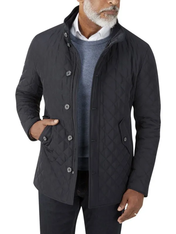 Skopes Navy Quilted Jacket
